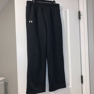 Under Armor Kid's L Black Fleece Sweatpants